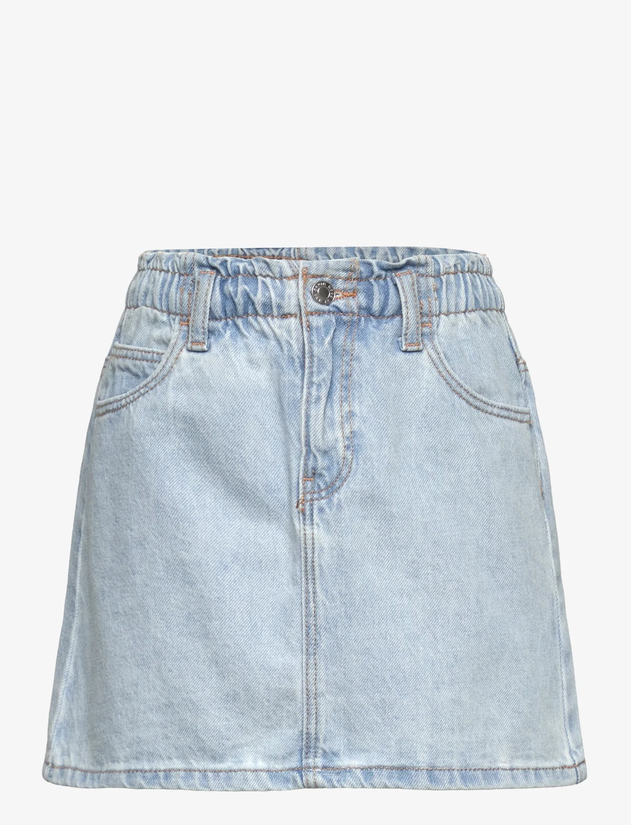 Mango - Paperbag denim skirt - jeanskjolar - open blue - 0
