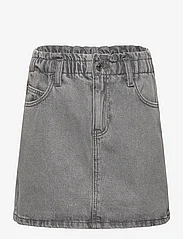 Mango - Paperbag denim skirt - jeanskjolar - open grey - 0