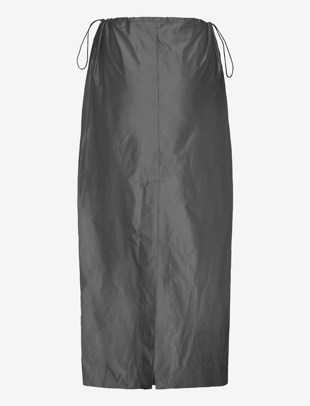 Mango - Parachute slit skirt - midi nederdele - grey - 1