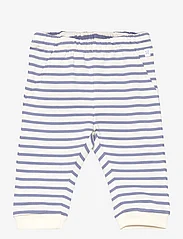 Mango - Striped cotton trousers - jogginghosen - medium blue - 0