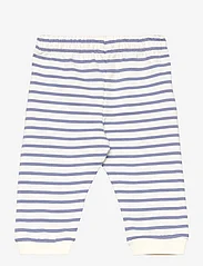 Mango - Striped cotton trousers - jogginghosen - medium blue - 1