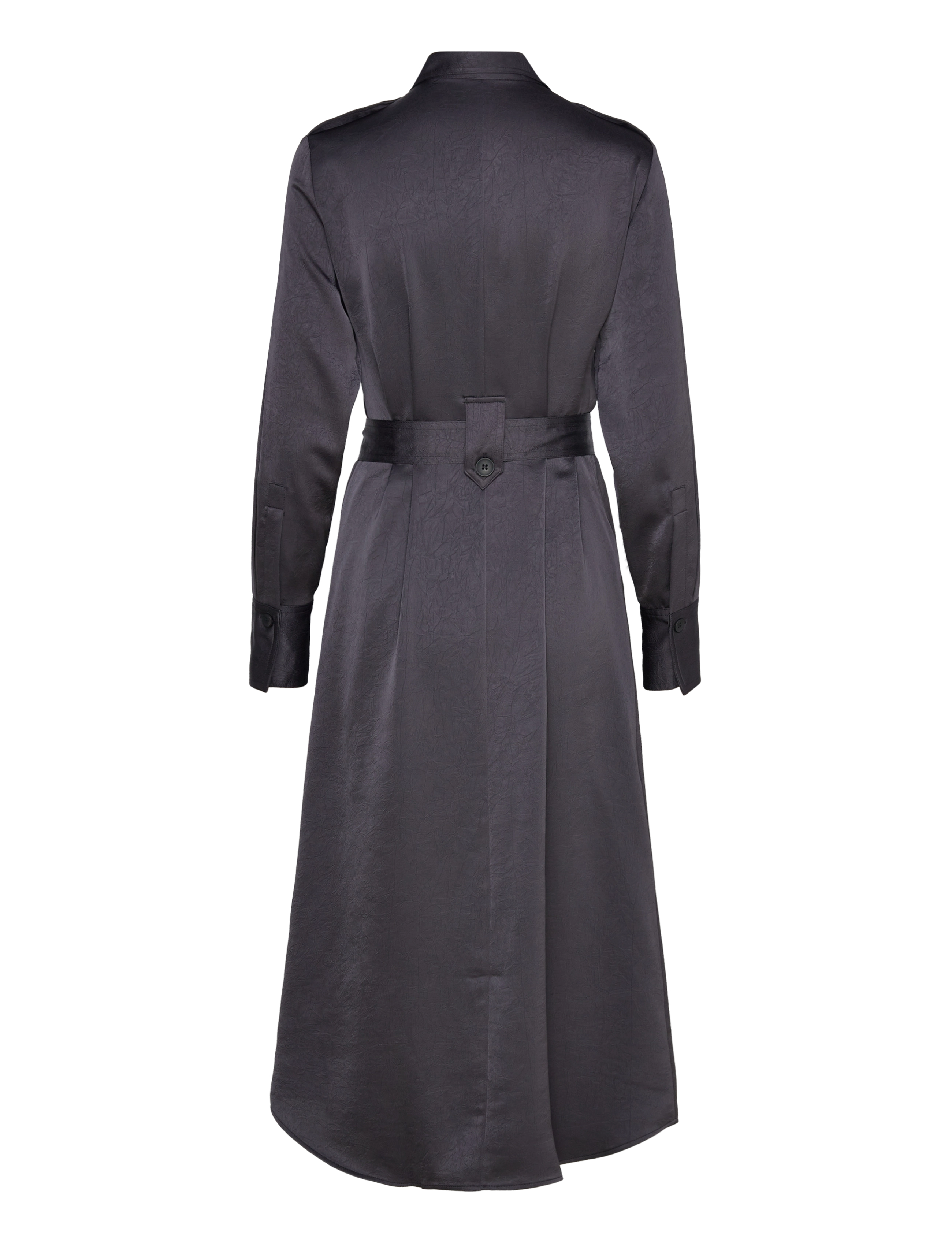 Mango - Satin shirt dress - skjortekjoler - open blue - 2