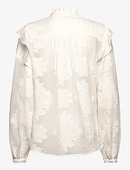 Mango - Floral embroidery blouse - langermede bluser - light beige - 1
