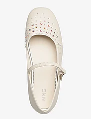 Mango - Lace-up ballerinas - sommarfynd - natural white - 3