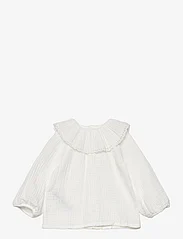 Mango - Textured cotton blouse - gode sommertilbud - natural white - 0