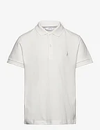 100% cotton polo shirt - NATURAL WHITE