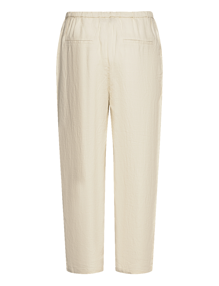Mango - 100% linen trousers - light beige - 1