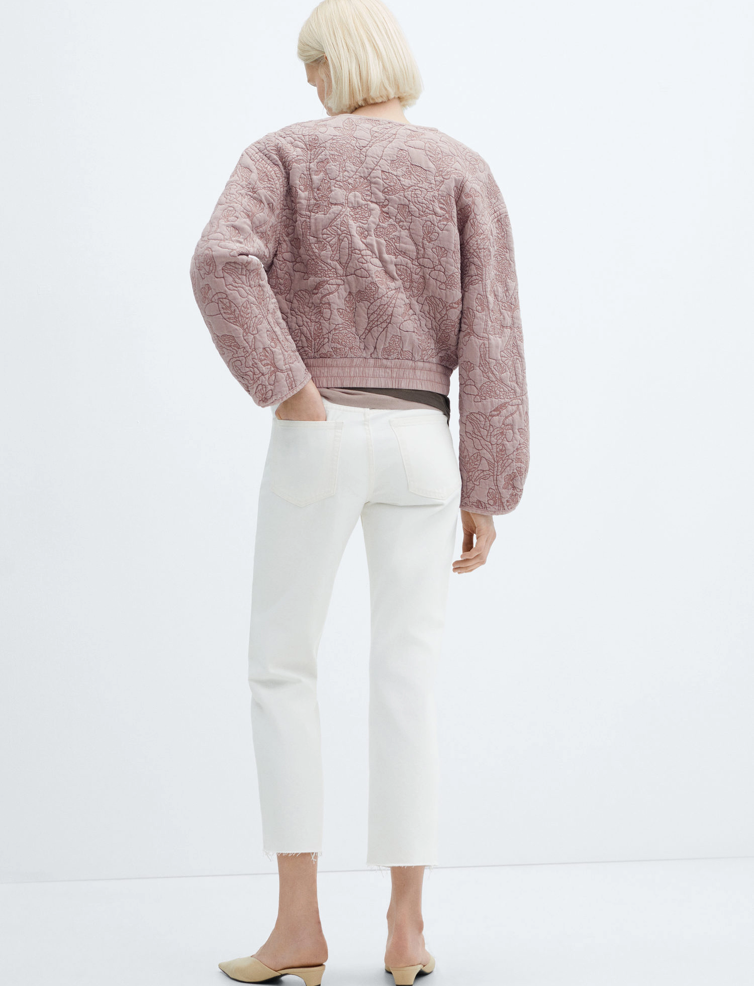 Mango Floral Embroidered Jacket - 74.99 €. Kaufen Sie Leichte  