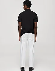Mango - 100% cotton pique polo shirt - laveste priser - black - 3