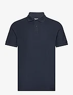 100% cotton pique polo shirt - NAVY