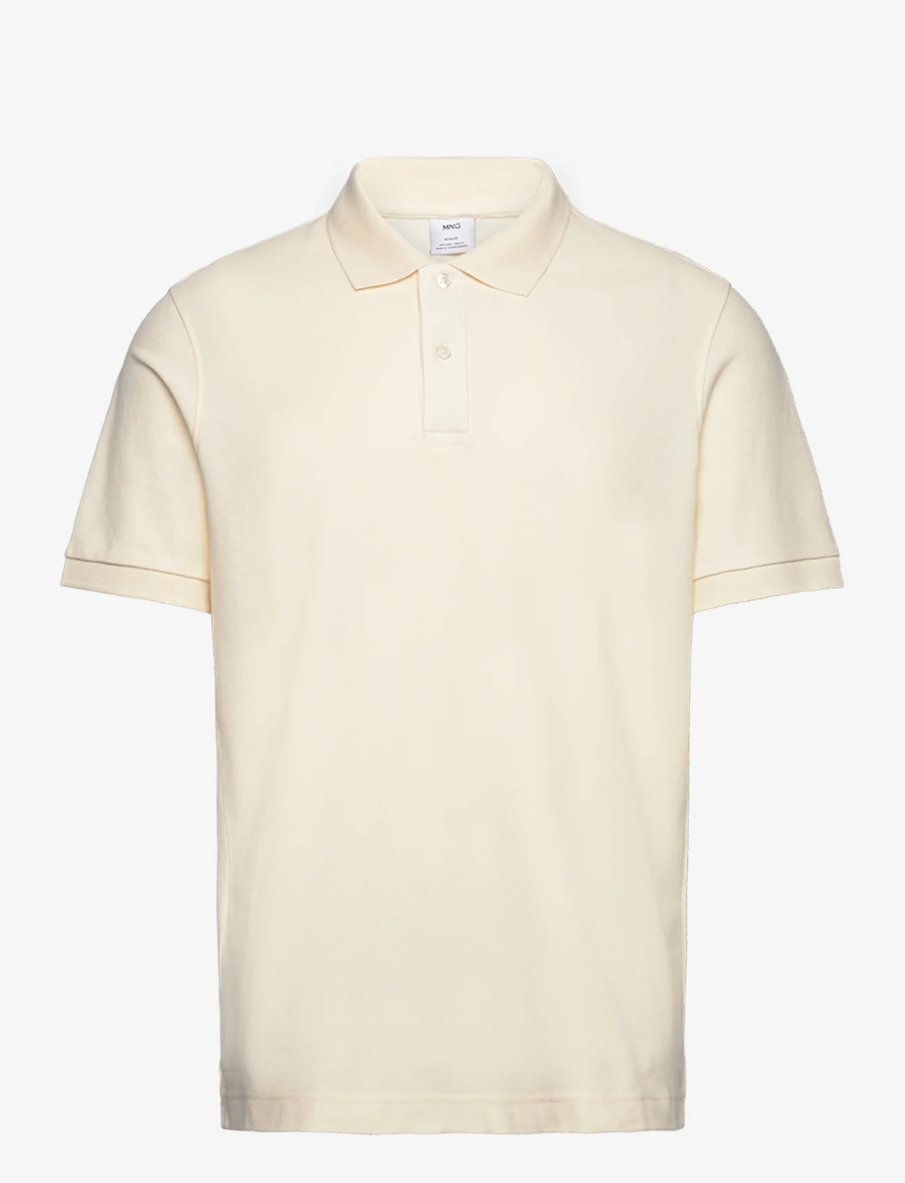 Mango - 100% cotton pique polo shirt - laveste priser - yellow - 0
