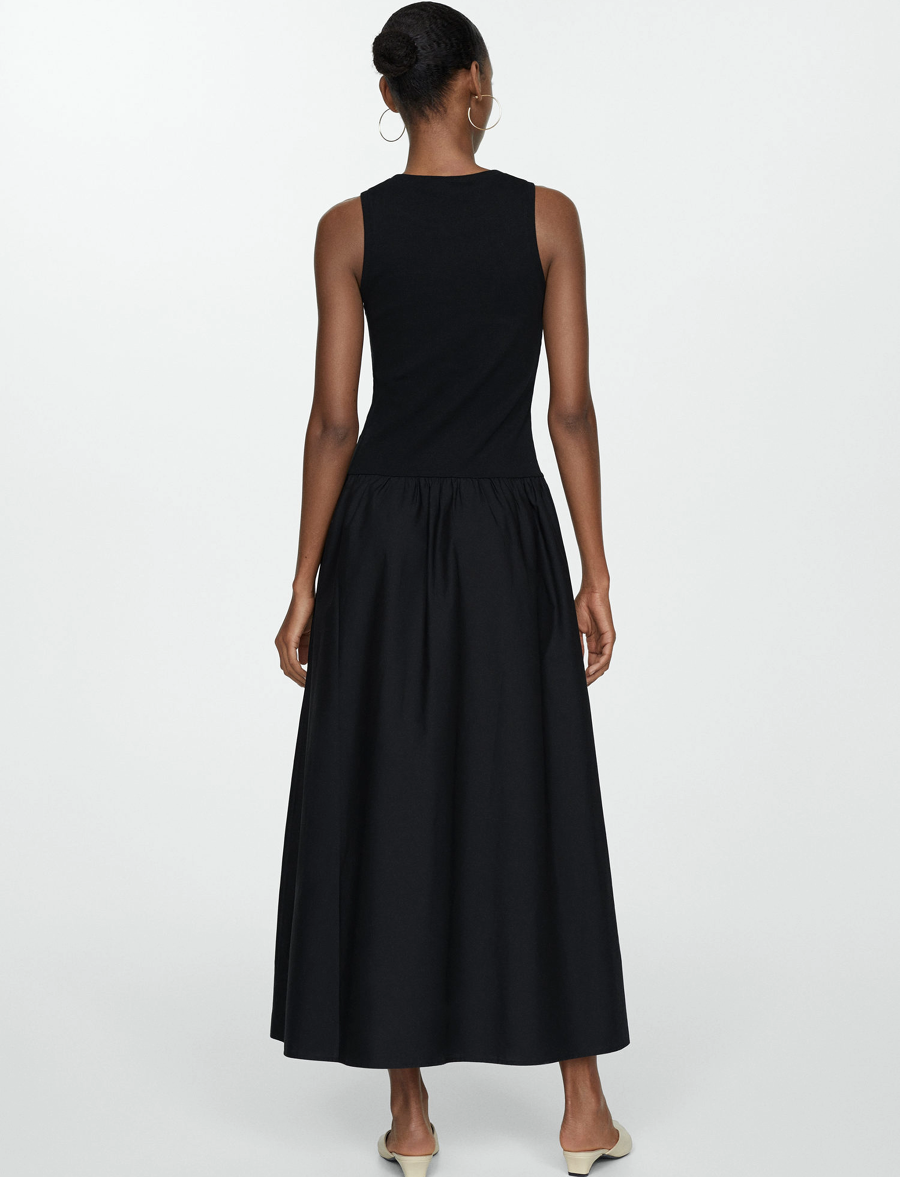 Mango - A-line dress - black - 3