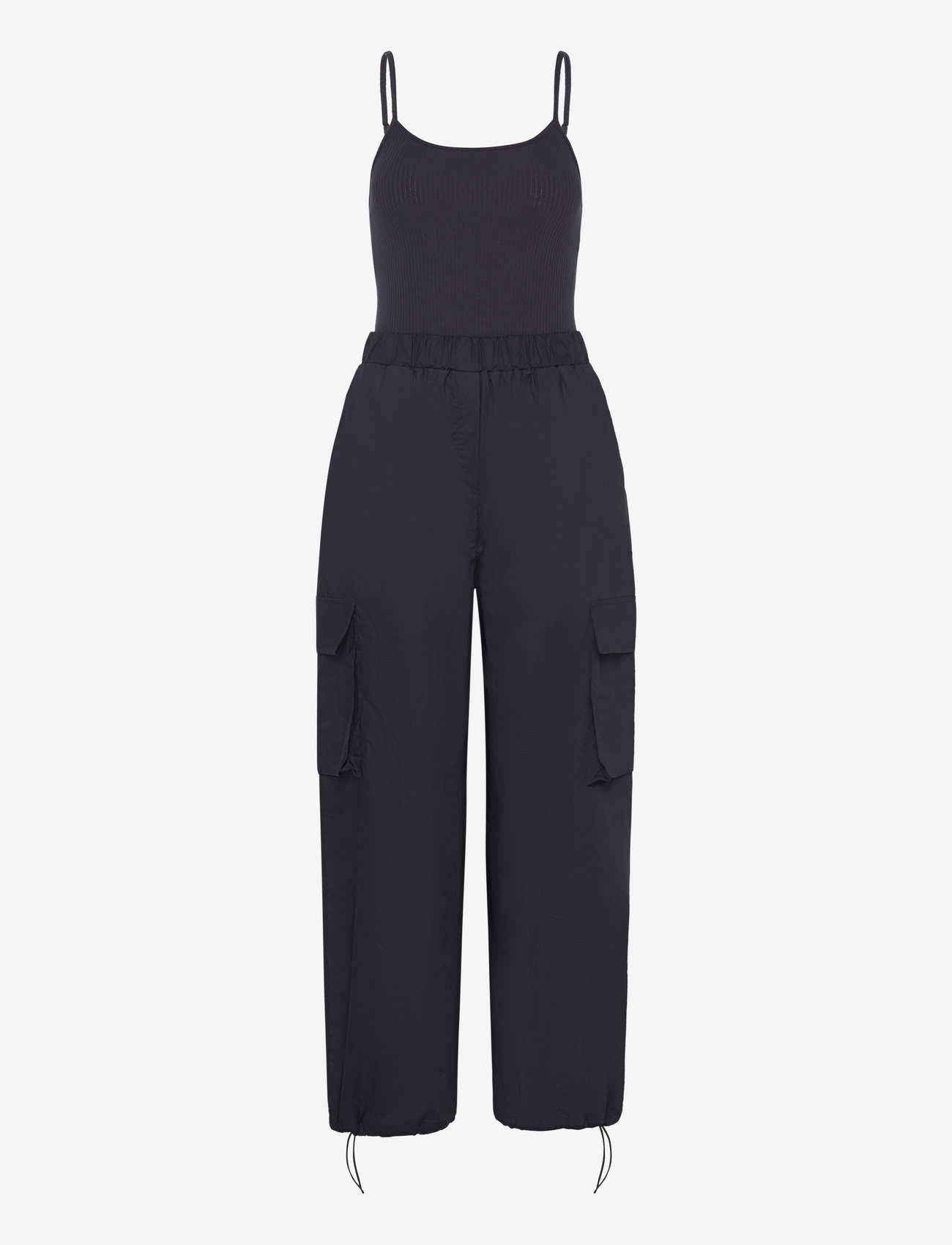Mango - Parachute overall with braces - damen - navy - 0