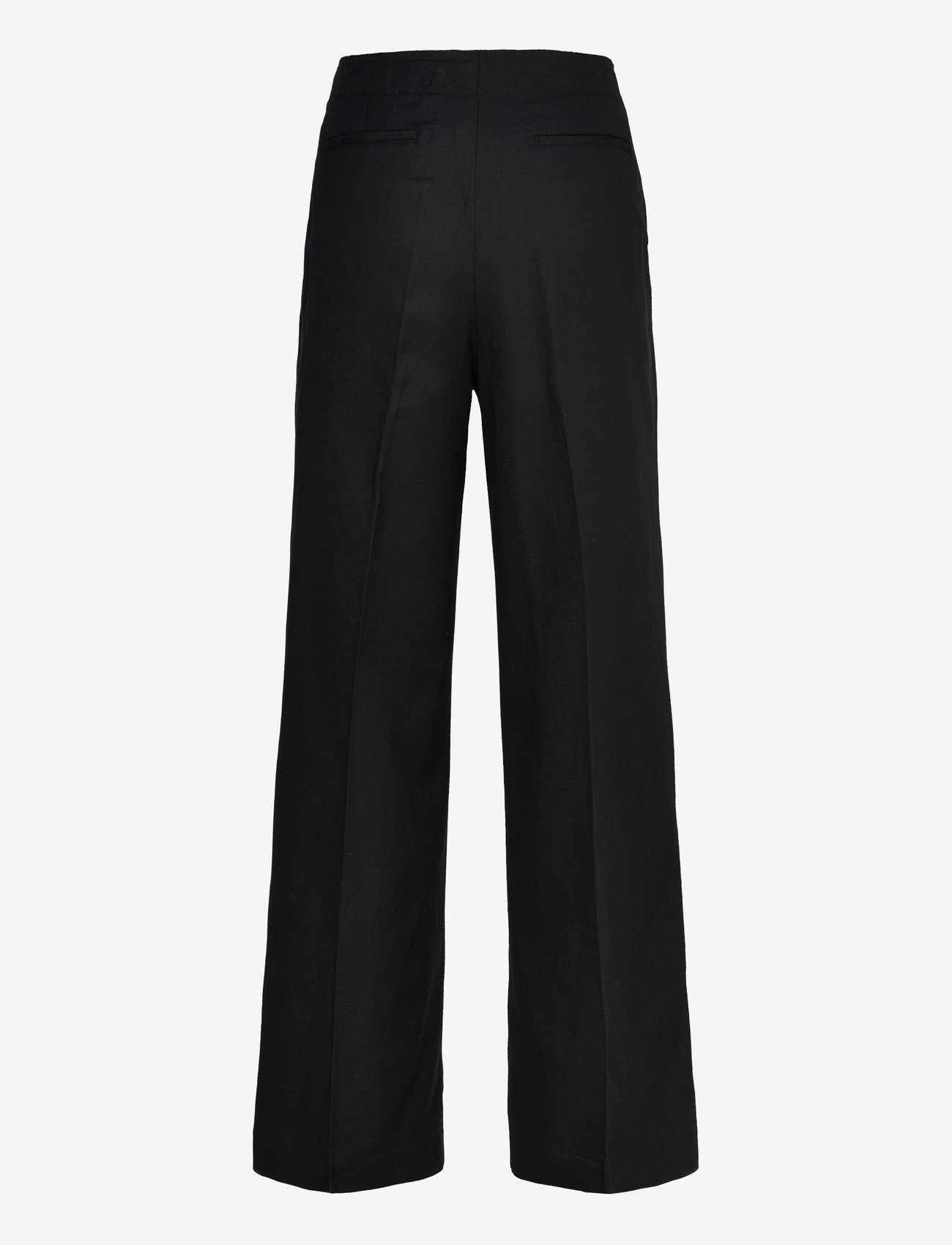 Mango - Contrast-trim pleated trousers - black - 1