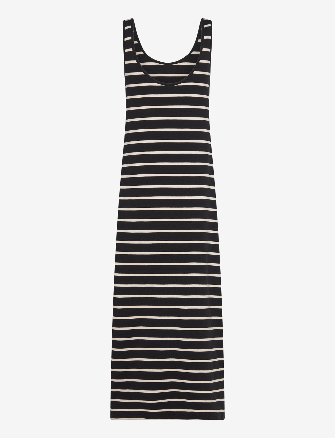 Mango - Cut-out striped dress - sommerkjoler - black - 2
