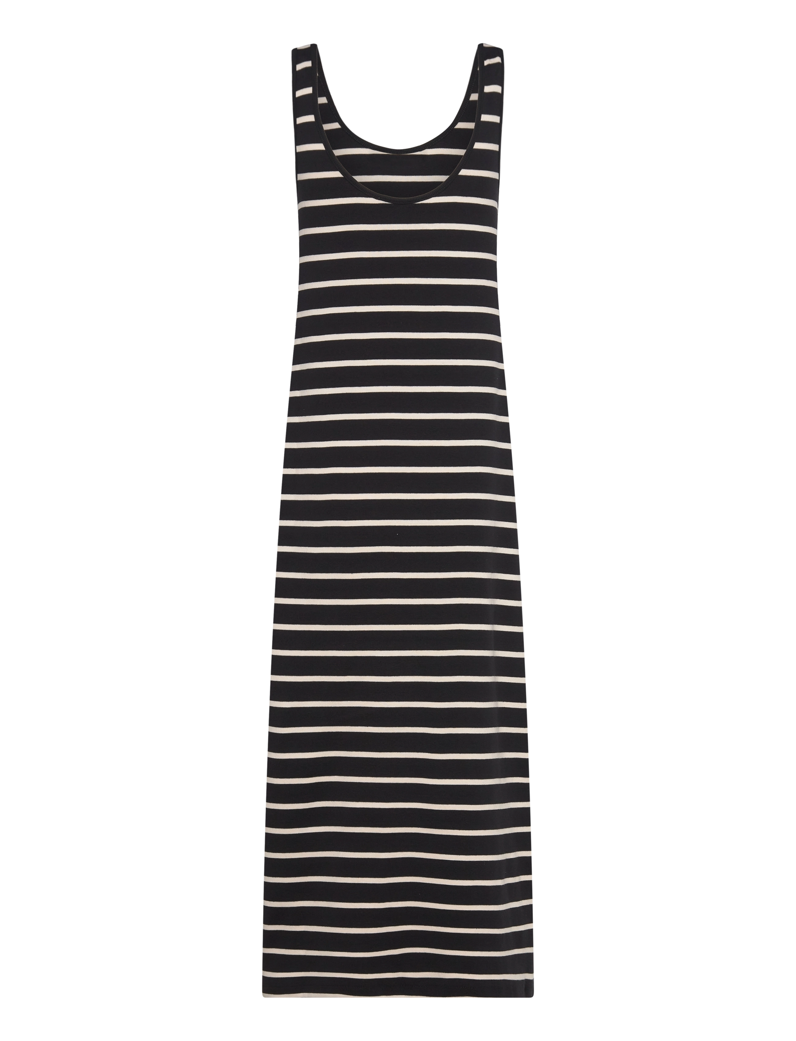 Mango - Cut-out striped dress - maksimekot - black - 2