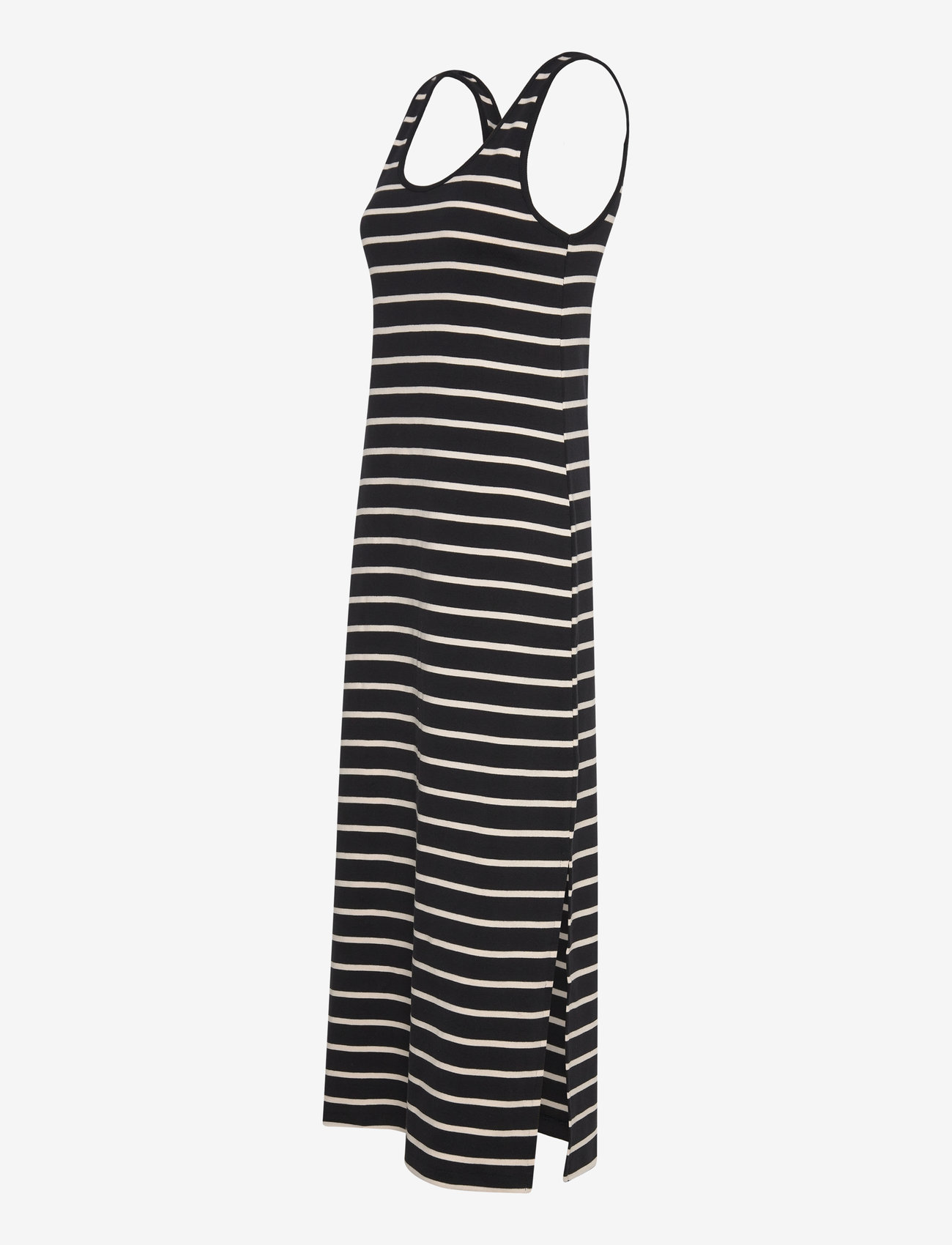 Mango - Cut-out striped dress - sommerkjoler - black - 3