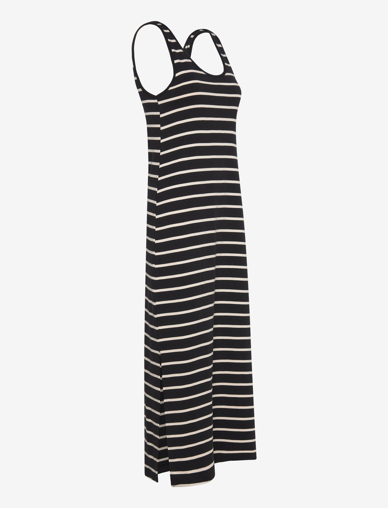 Mango - Cut-out striped dress - sommerkjoler - black - 4