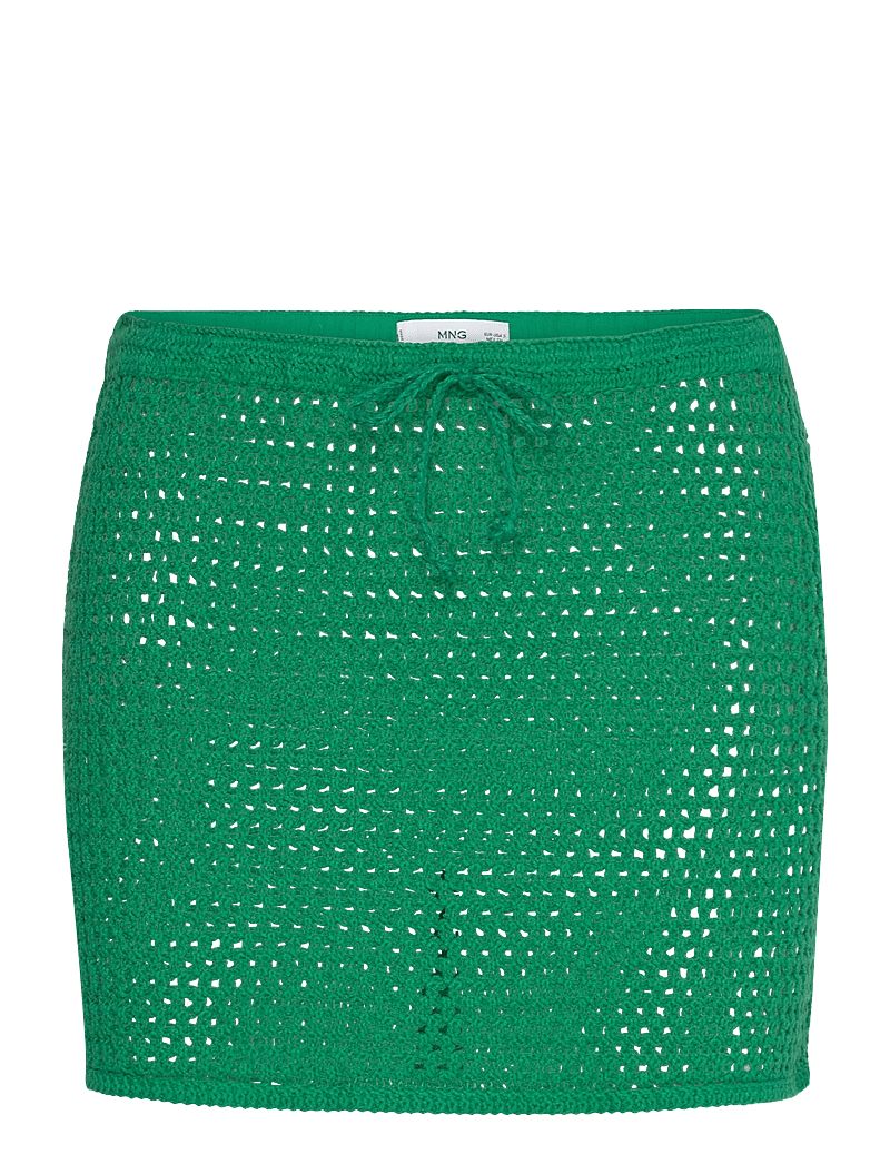 Mango - Crochet mini skirt - neulehameet - green - 1