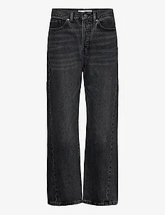 Straight jeans with forward seams, Mango