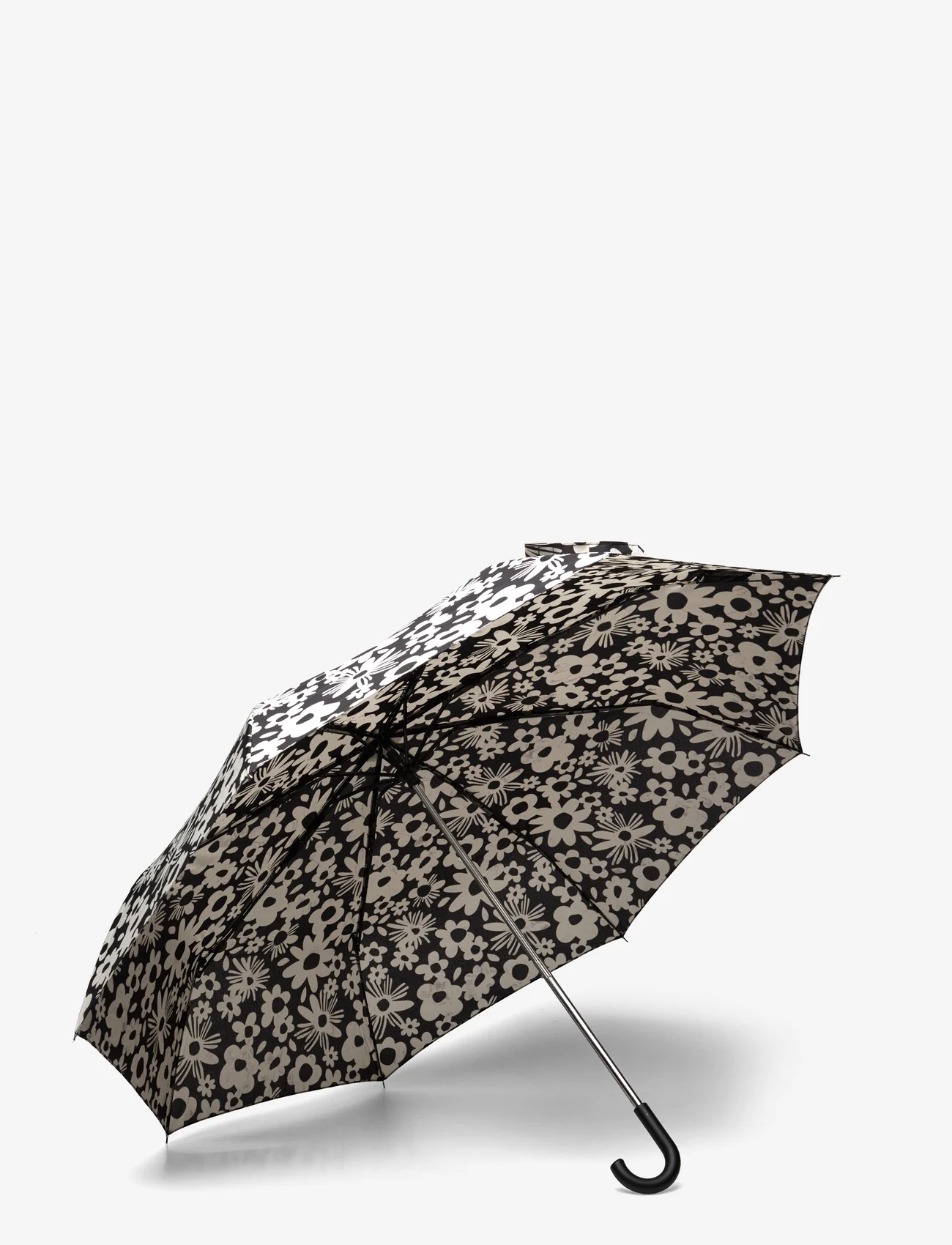 Mango - Floral folding umbrella - lägsta priserna - black - 1