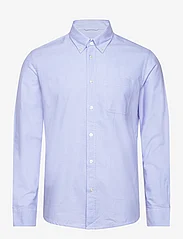 Mango - Regular fit Oxford cotton shirt - laveste priser - lt-pastel blue - 0