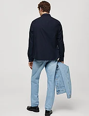 Mango - Regular fit Oxford cotton shirt - oxford-skjortor - navy - 3