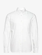 Regular fit Oxford cotton shirt - WHITE