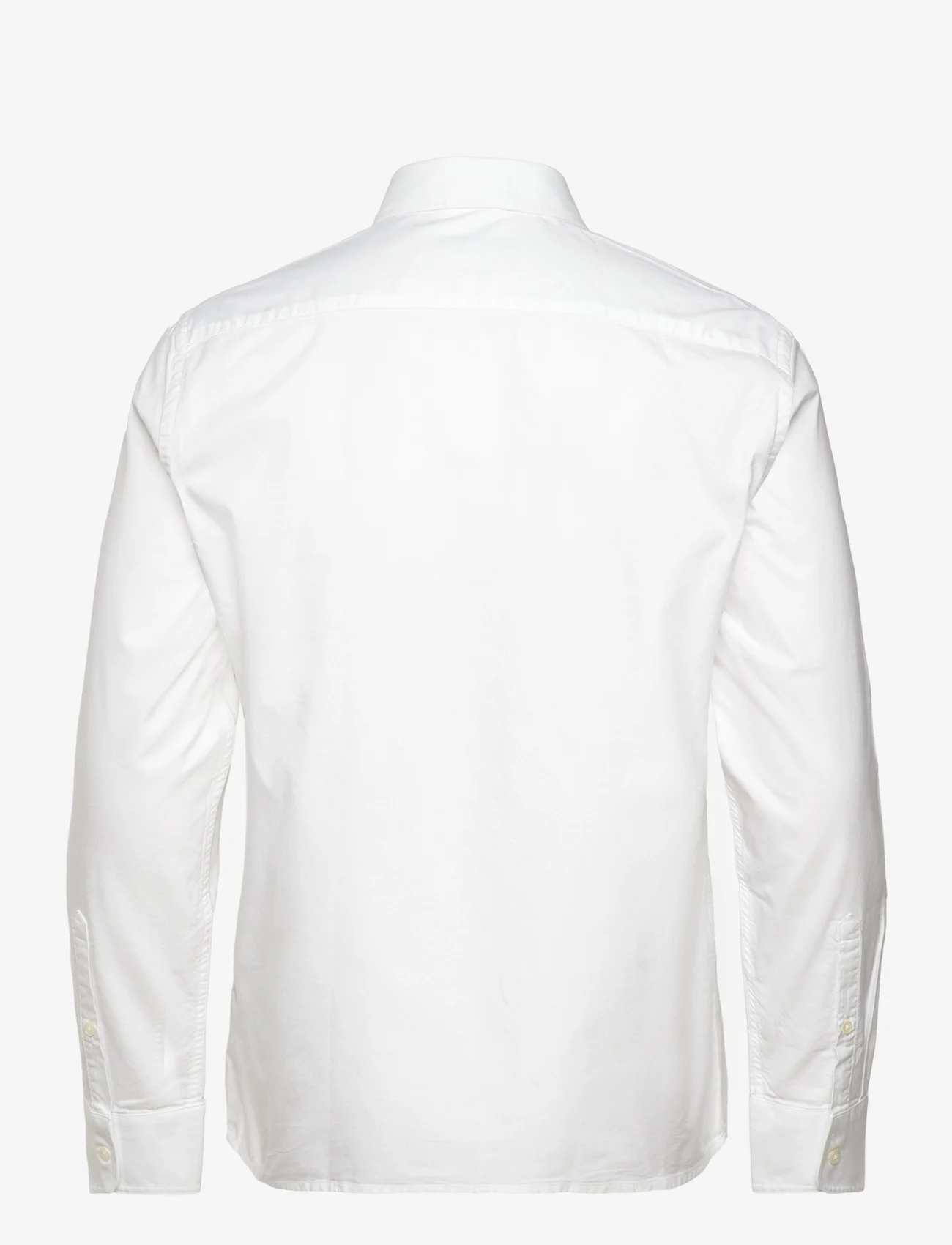 Mango - Regular fit Oxford cotton shirt - oxford-kauluspaidat - white - 1