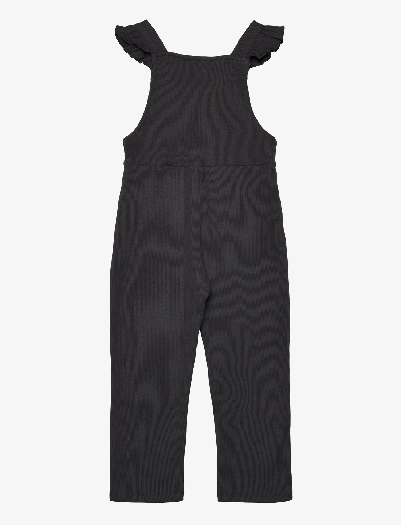 Mango - Cotton knit dungarees - sommarfynd - charcoal - 1