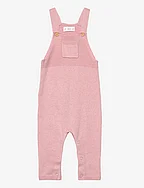 Long knitted dungarees - LT-PASTEL PINK