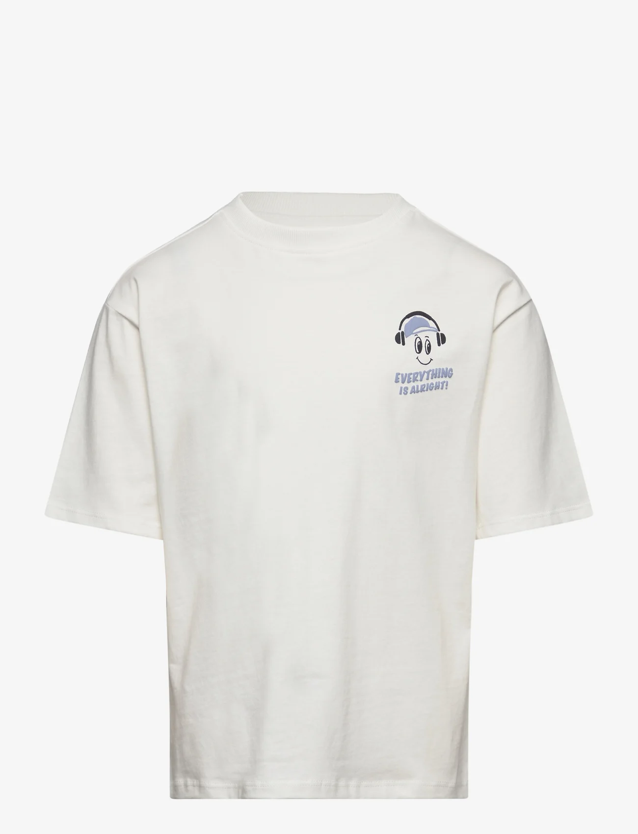 Mango - Message cotton T-shirt - kortermede t-skjorter - natural white - 0