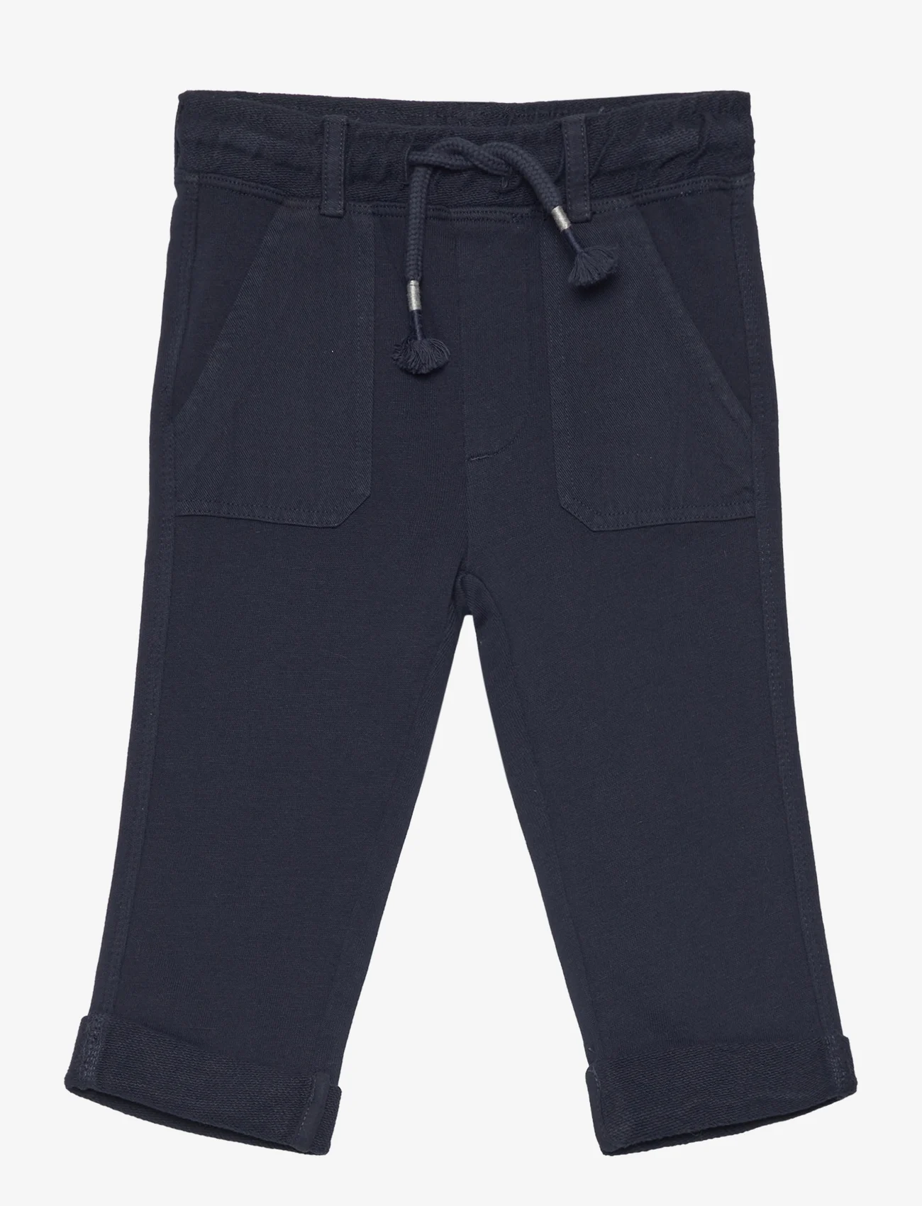 Mango - Cotton jogger-style trousers - alhaisimmat hinnat - navy - 0