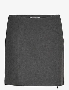 Side zipper mini skirt, Mango