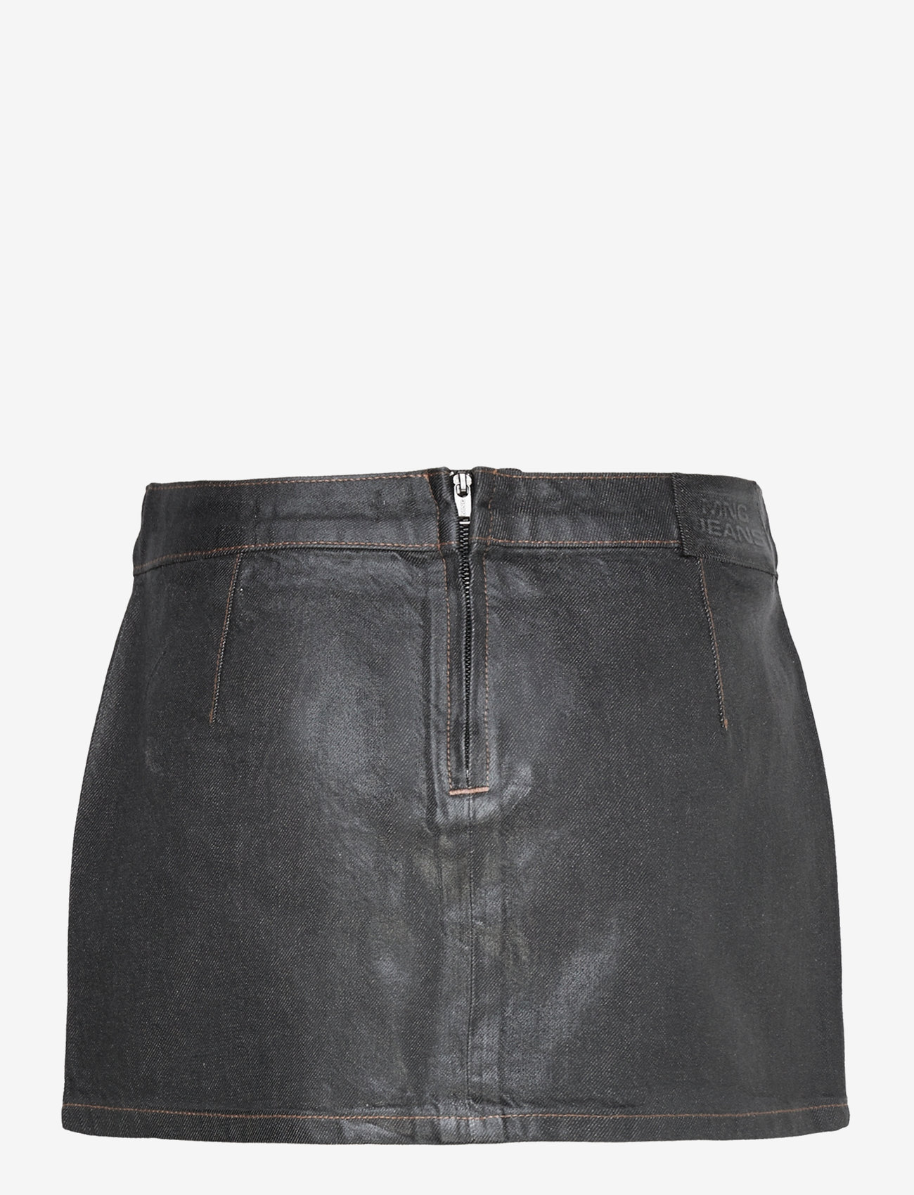 Mango - Low-rise foil mini-skirt - laveste priser - open grey - 1