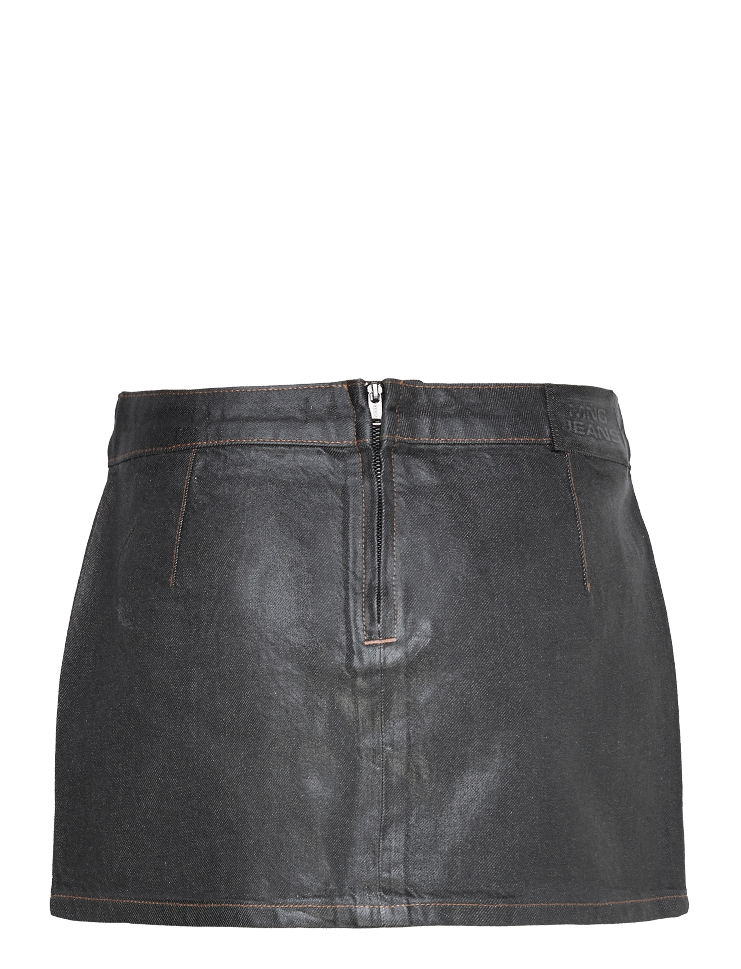 Mango - Low-rise foil mini-skirt - madalaimad hinnad - open grey - 2