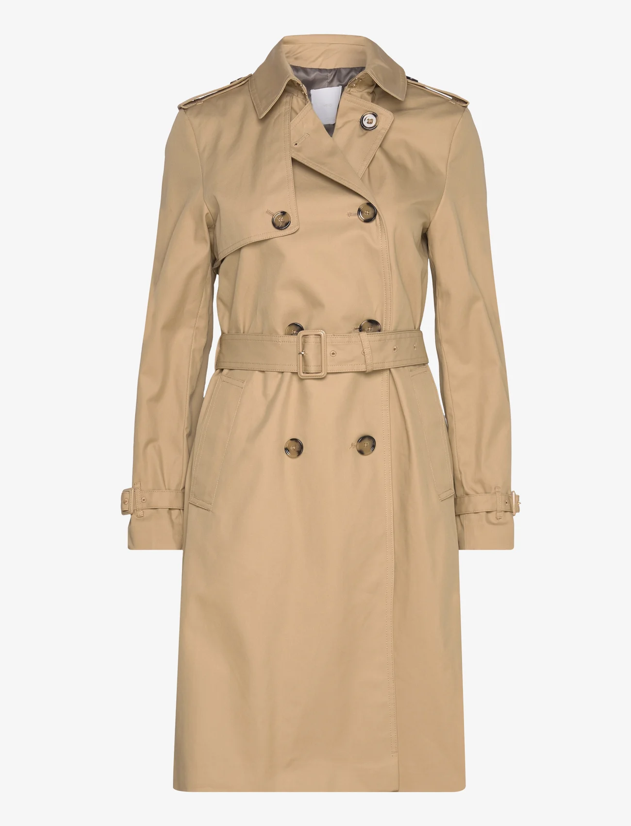 Mango - Classic trench coat with belt - vårjakker - light beige - 0