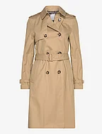 Classic trench coat with belt - LIGHT BEIGE