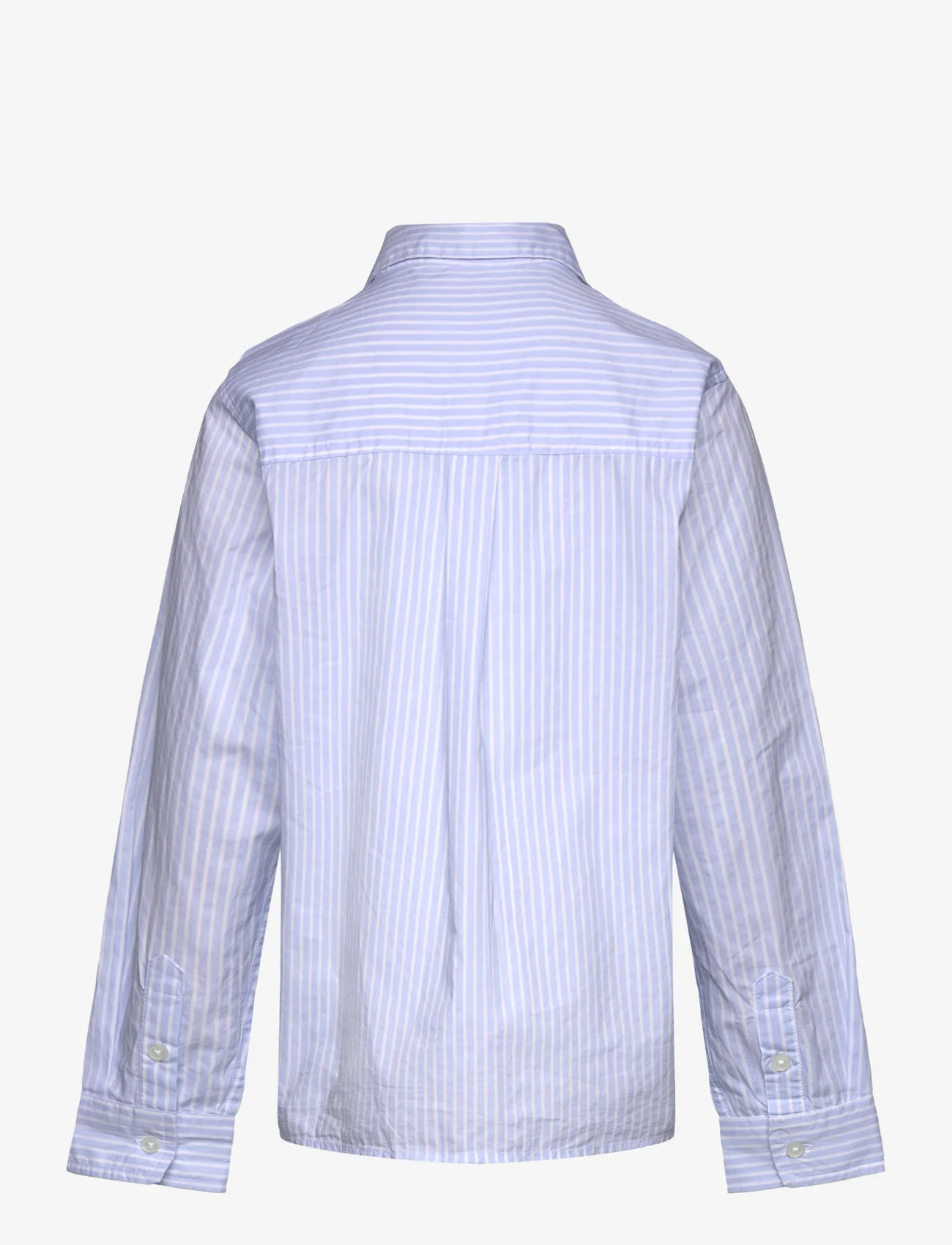 Mango - Regular-fit striped shirt - pitkähihaiset kauluspaidat - lt-pastel blue - 1