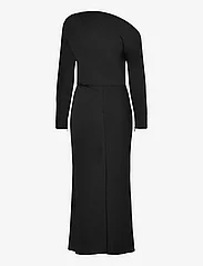 Mango - Asymmetrical dress with slit - selskapskjoler - black - 2