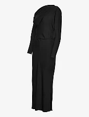 Mango - Asymmetrical dress with slit - selskapskjoler - black - 3