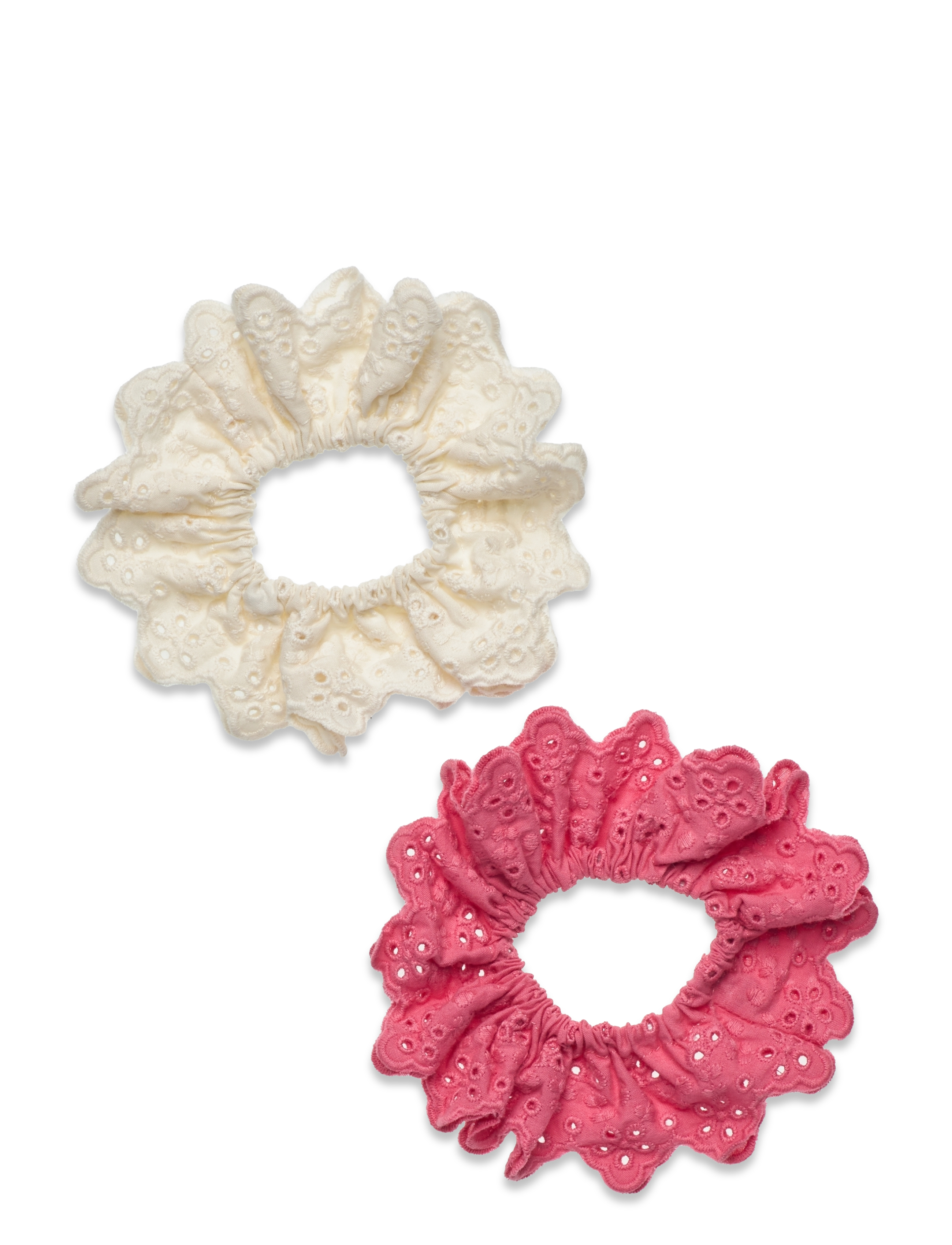 Mango 2-pack texture scrunchies - Accessories - NATURAL WHITE / multi