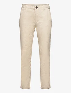 Linen chino trousers, Mango