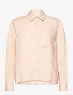 Linen 100% shirt - LT-PASTEL PINK