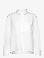 Linen 100% shirt - NATURAL WHITE