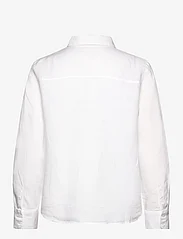 Mango - Linen 100% shirt - linneskjortor - natural white - 1