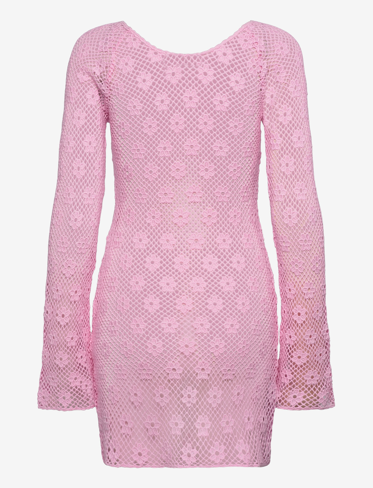 Mango - Floral crochet dress - neulemekot - lt-pastel pink - 2