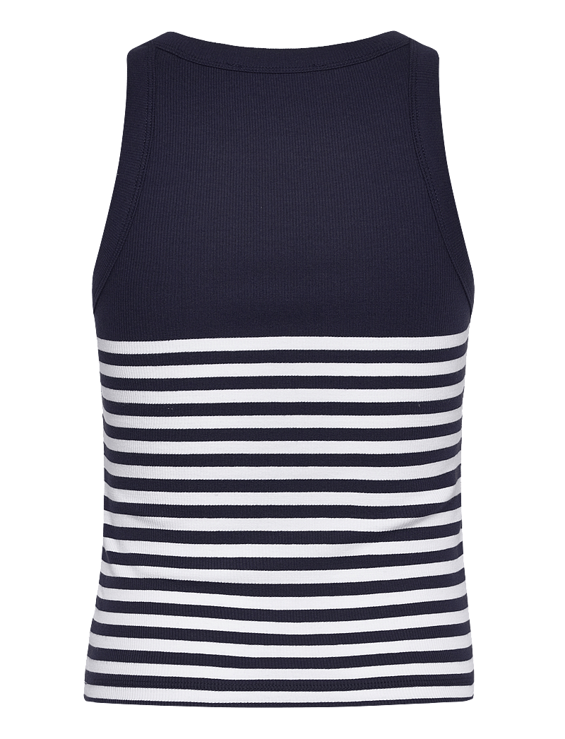 Mango - Stripe-print top - tanktops - navy - 2