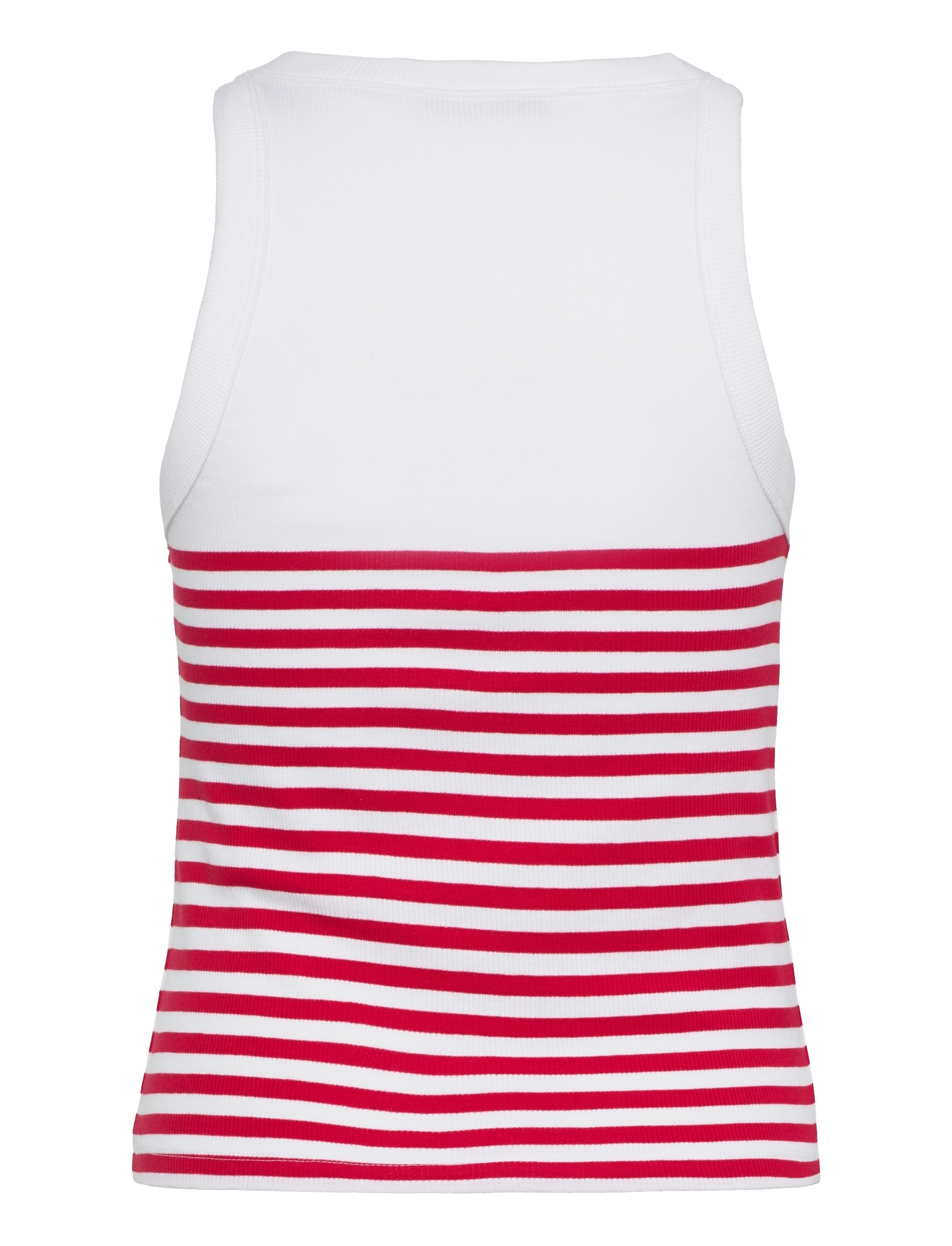 Mango - Stripe-print top - die niedrigsten preise - red - 2