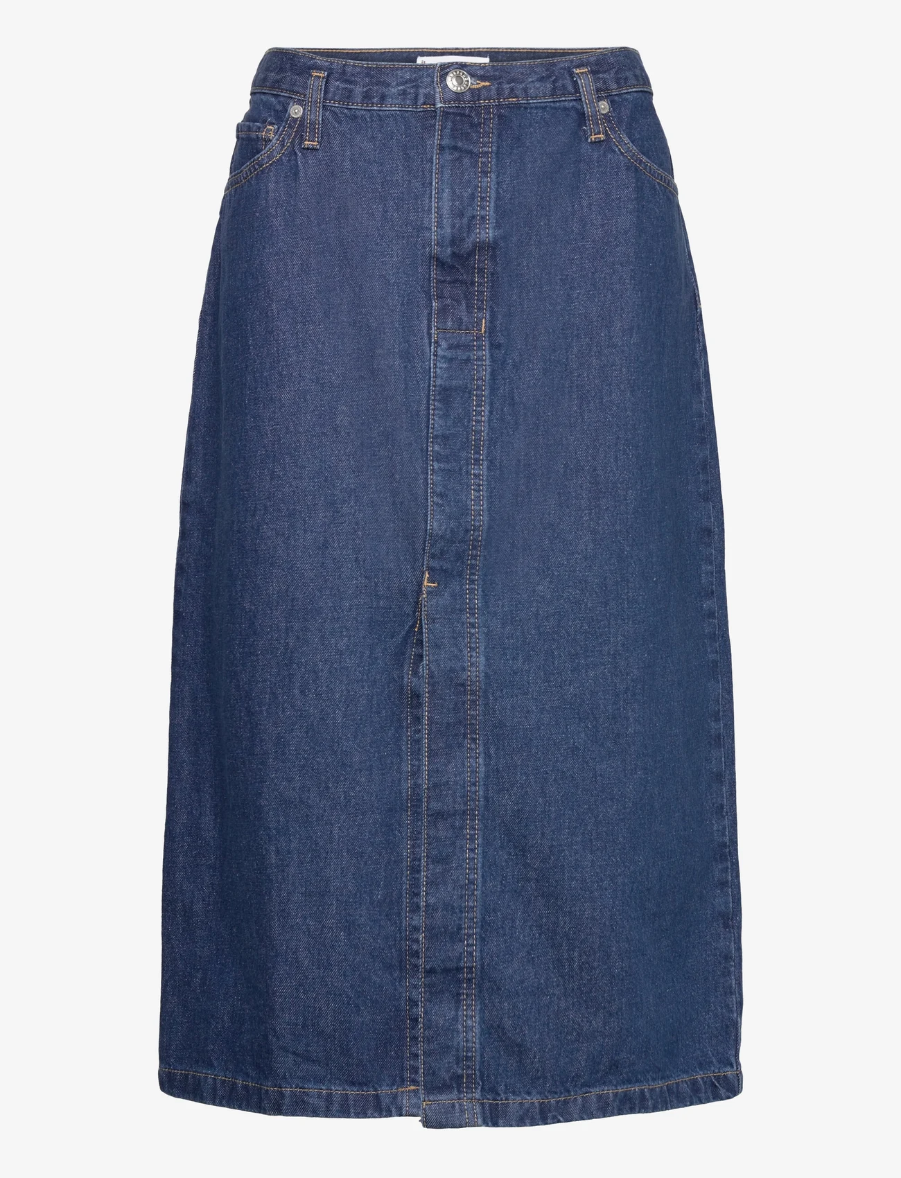 Mango - Denim midi-skirt - laveste priser - open blue - 0